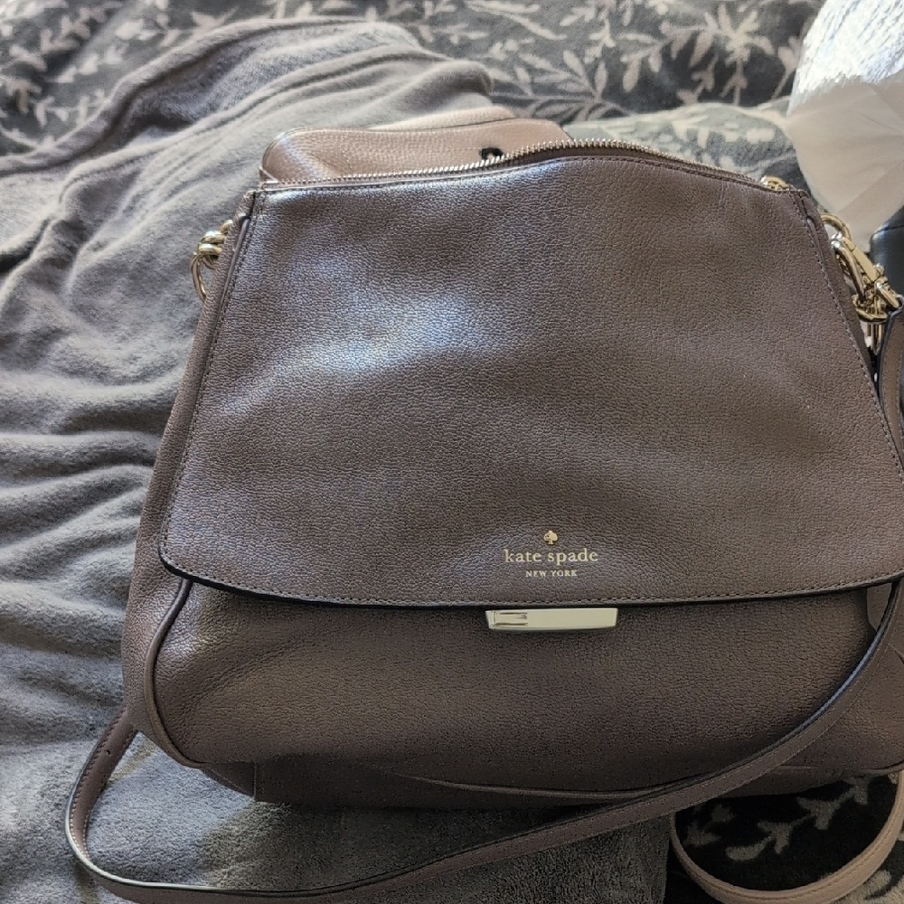 Kate Spade Brown Leather Shoulder Bag